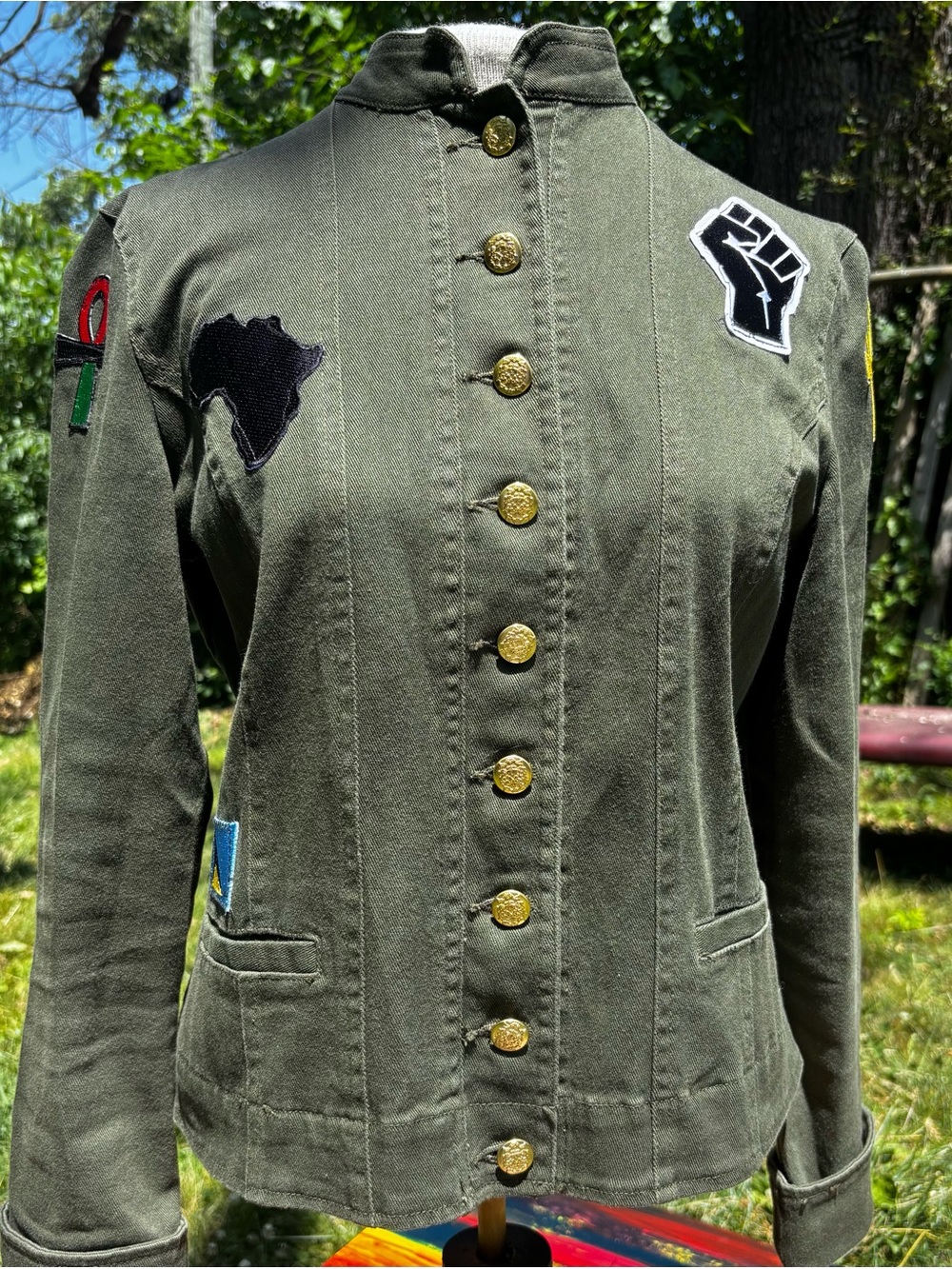 Battle Jacket -Multicolor - Picture 3 of 16
